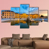 Schonbrunn Palace Vienna Austria at dusk multi panel canvas wall art