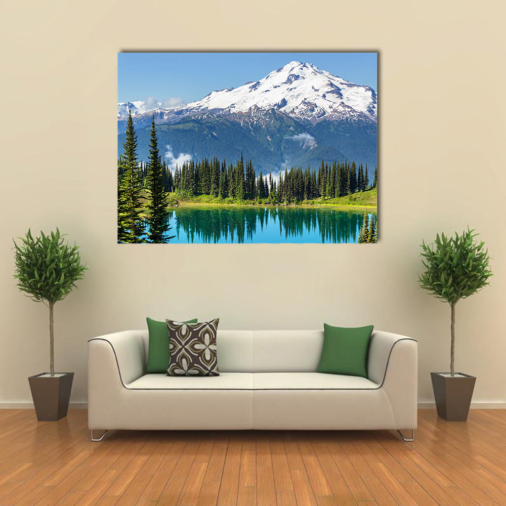 A Beautifull Glacier With Lake, Washington DC, Multi Panel Canvas Wall Art