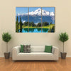 A Beautifull Glacier With Lake, Washington DC, Multi Panel Canvas Wall Art