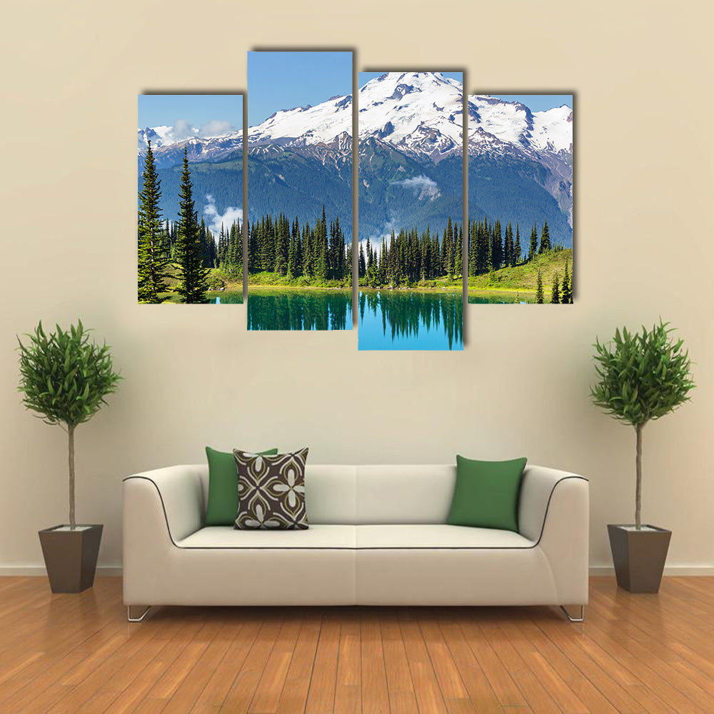 A Beautifull Glacier With Lake, Washington DC, Multi Panel Canvas Wall Art