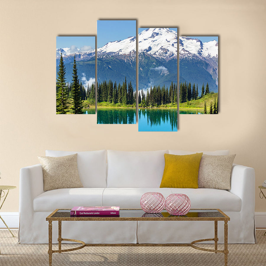 Image lake and Glacier Peak in Washington,USA multi panel canvas wall art