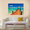 tropical ocean on Fiji Island multi panel canvas wall art