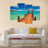 tropical ocean on Fiji Island multi panel canvas wall art