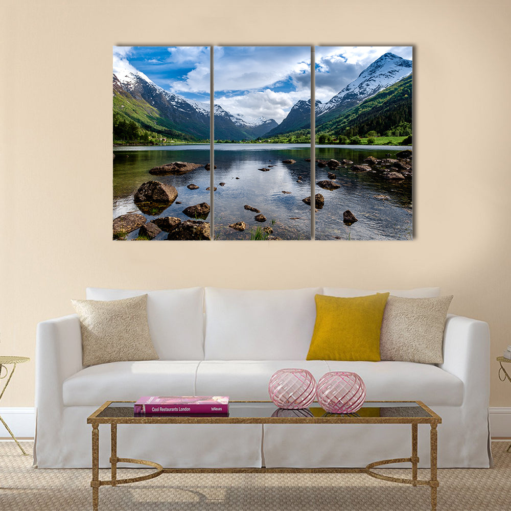 Beautiful Nature Norway natural landscape multi panel canvas wall art