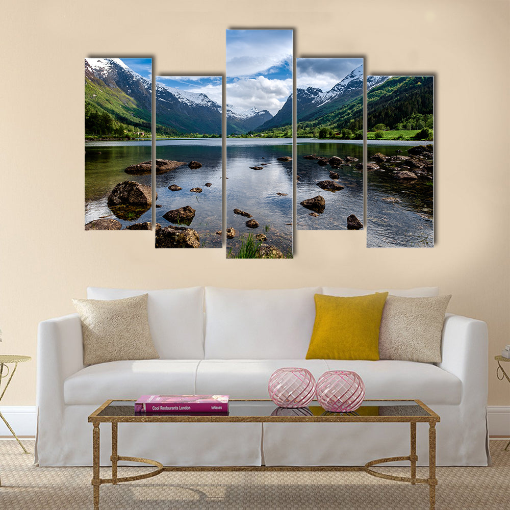 Beautiful Nature Norway natural landscape multi panel canvas wall art