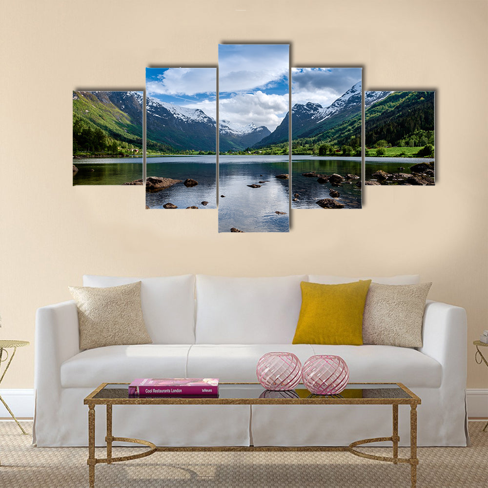 Beautiful Nature Norway natural landscape multi panel canvas wall art