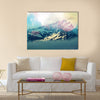 Mountain peak Multi panel canvas wall art