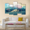 Mountain peak Multi panel canvas wall art