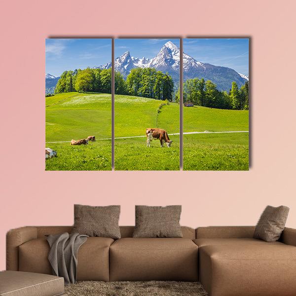 National park Berchtesgadener Land, Upper Bavaria, Germany Multi panel canvas wall art