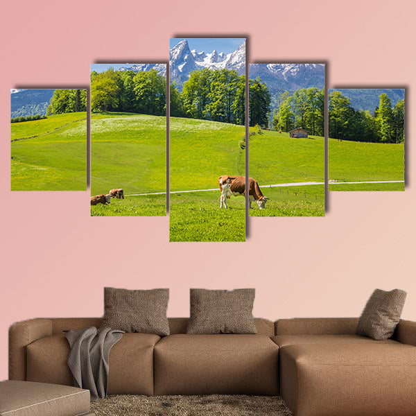 National park Berchtesgadener Land, Upper Bavaria, Germany Multi panel canvas wall art