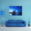  Sunset in Reine Village, Lofoten Islands, Norway multi panel canvas wall art