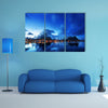  Sunset in Reine Village, Lofoten Islands, Norway multi panel canvas wall art