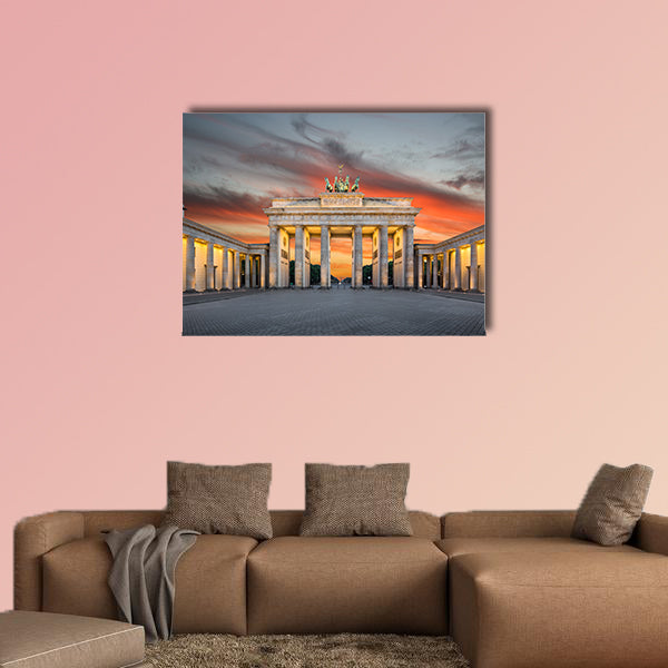 Panoramic view of famous Brandenburg Gate Brandenburg Gate, wall art