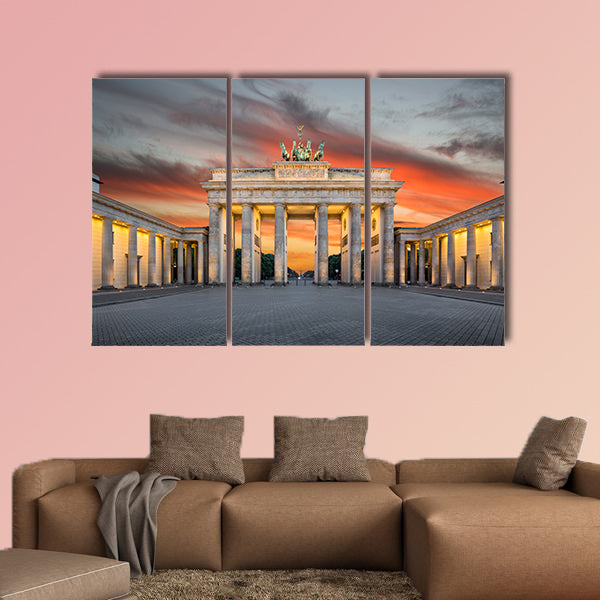 Panoramic view of famous Brandenburg Gate Brandenburg Gate, wall art