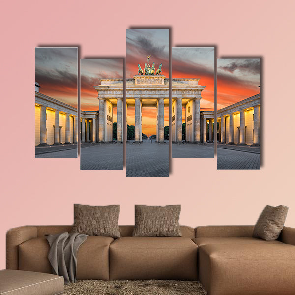 Panoramic view of famous Brandenburg Gate Brandenburg Gate, wall art