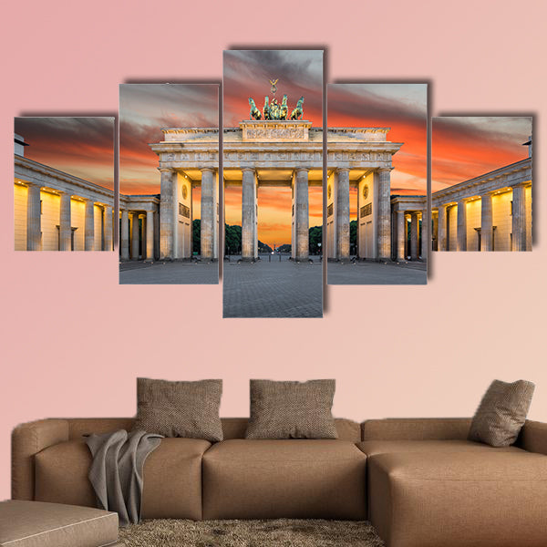 Panoramic view of famous Brandenburg Gate Brandenburg Gate, wall art