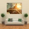 The Eiffel tower is one of the most recognizable landmarks in the world under sun light Multi panel canvas wall art