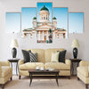 Cathedral in beautiful evening light Finland Multi panel canvas wall art