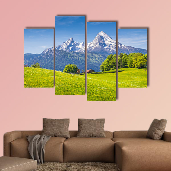 Idyllic Alps Berchtesgadener Land, Bavaria, Germany Multi panel canvas wall art