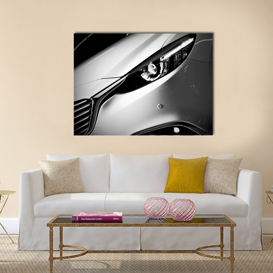 Modern luxury car close-up background. expensive, Multi panel canvas wall art