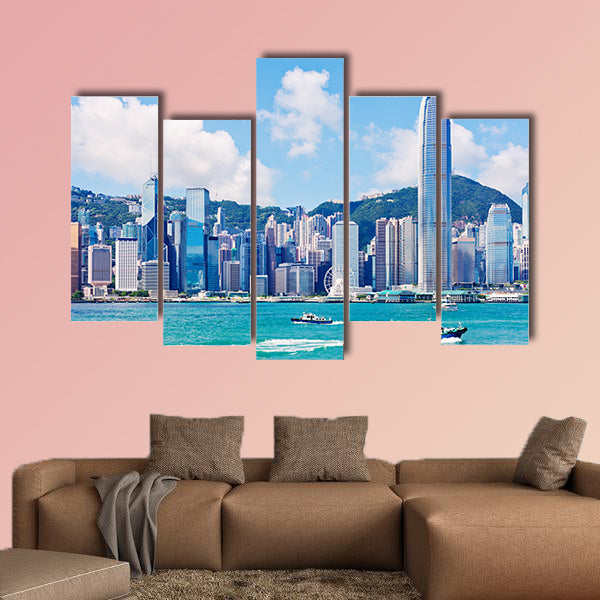 Hong Kong multi panel canvas wall art