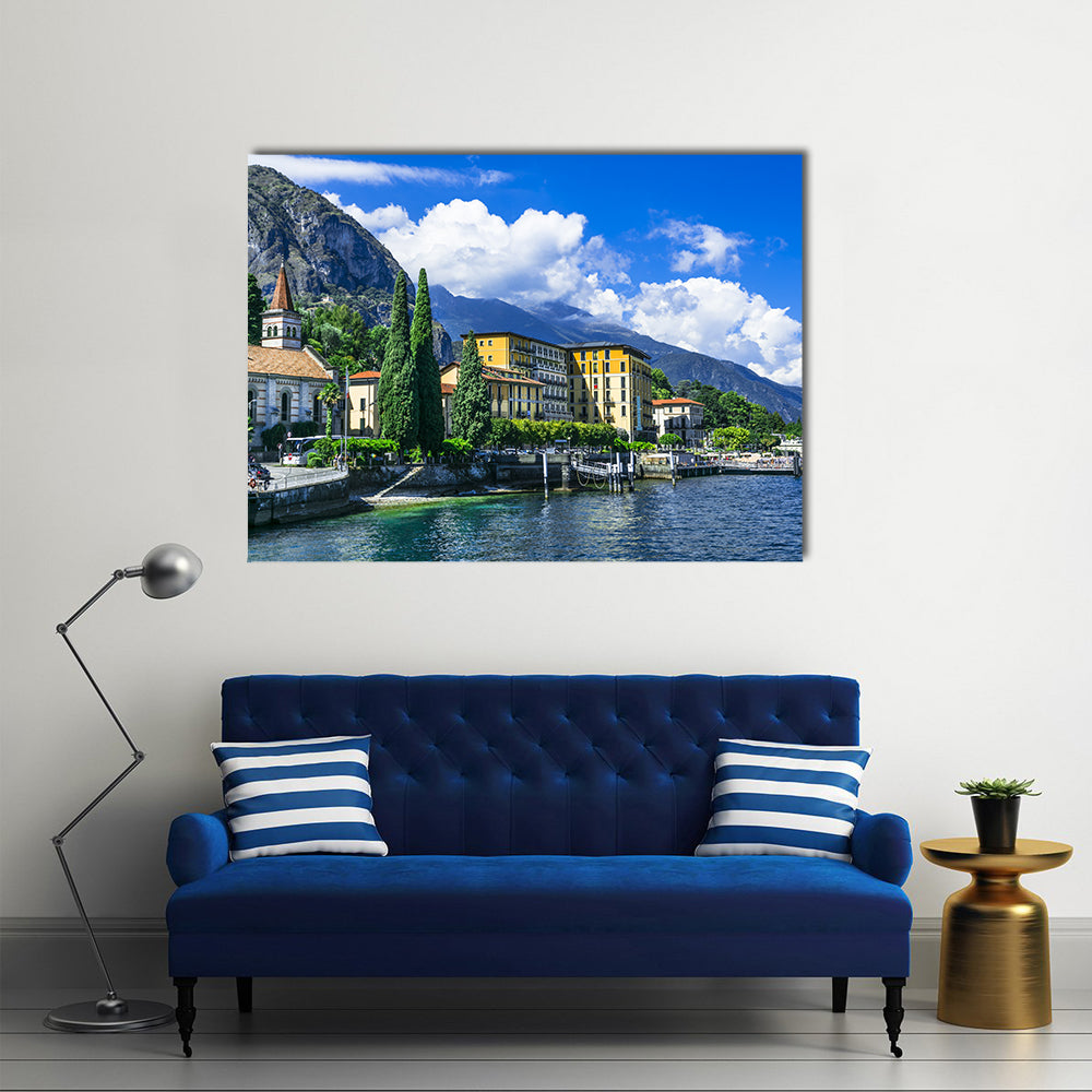 scenery of Lago di Como, Cadenabbia Italy multi panel canvas wall art