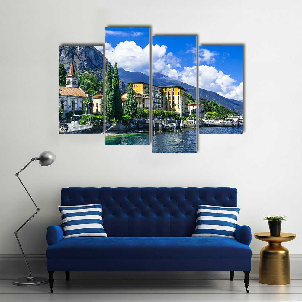 scenery of Lago di Como, Cadenabbia Italy multi panel canvas wall art