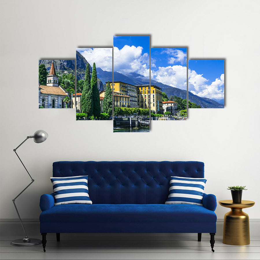 scenery of Lago di Como, Cadenabbia Italy multi panel canvas wall art