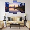 Songdo Central Park in Songdo Multi panel canvas wall art