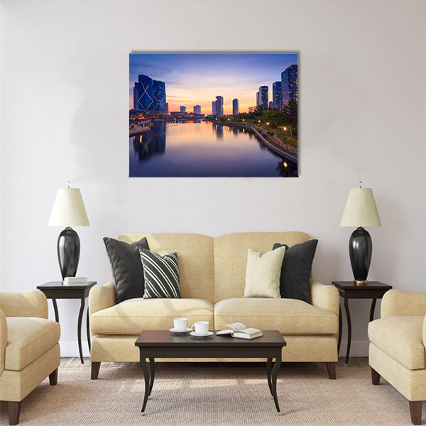 Songdo,South Korea Multi panel canvas wall art