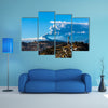 The Cotopaxi Volcano eruption for several days multi panel canvas wall art