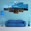 The Cotopaxi Volcano eruption for several days multi panel canvas wall art