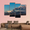 Cotopaxi volcano eruption seen from Quito, Ecuador multi panel canvas wall art