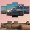 Cotopaxi volcano eruption seen from Quito, Ecuador multi panel canvas wall art