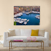 Marina of Monte Carlo in Monaco Multi panel canvas wall art