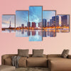 Paris skyline cityscape Multi panel canvas wall art