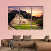 Ruins of Palenque, Maya city in Chiapas, Mexico multi panel canvas wall art