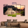 Ruins of Palenque, Maya city in Chiapas, Mexico multi panel canvas wall art