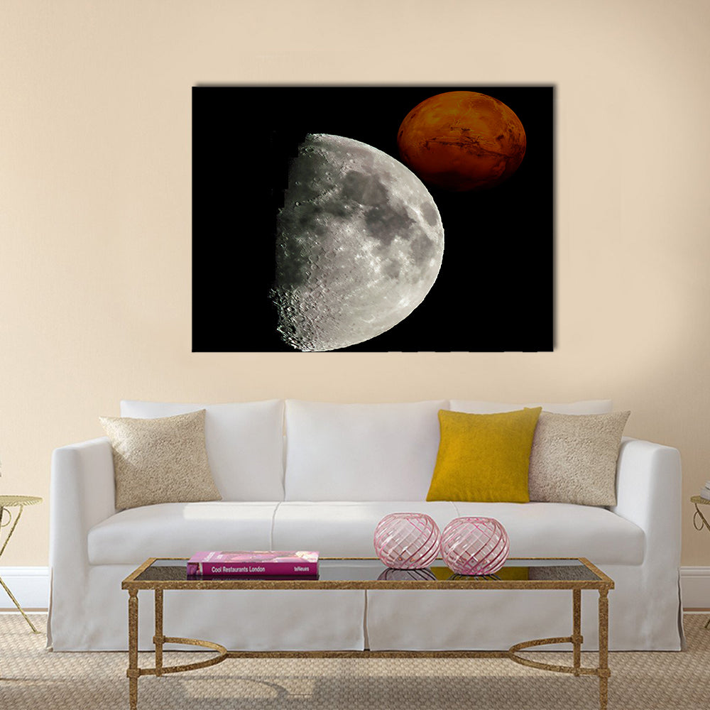 Deep Space Multi Panel Canvas Wall Art