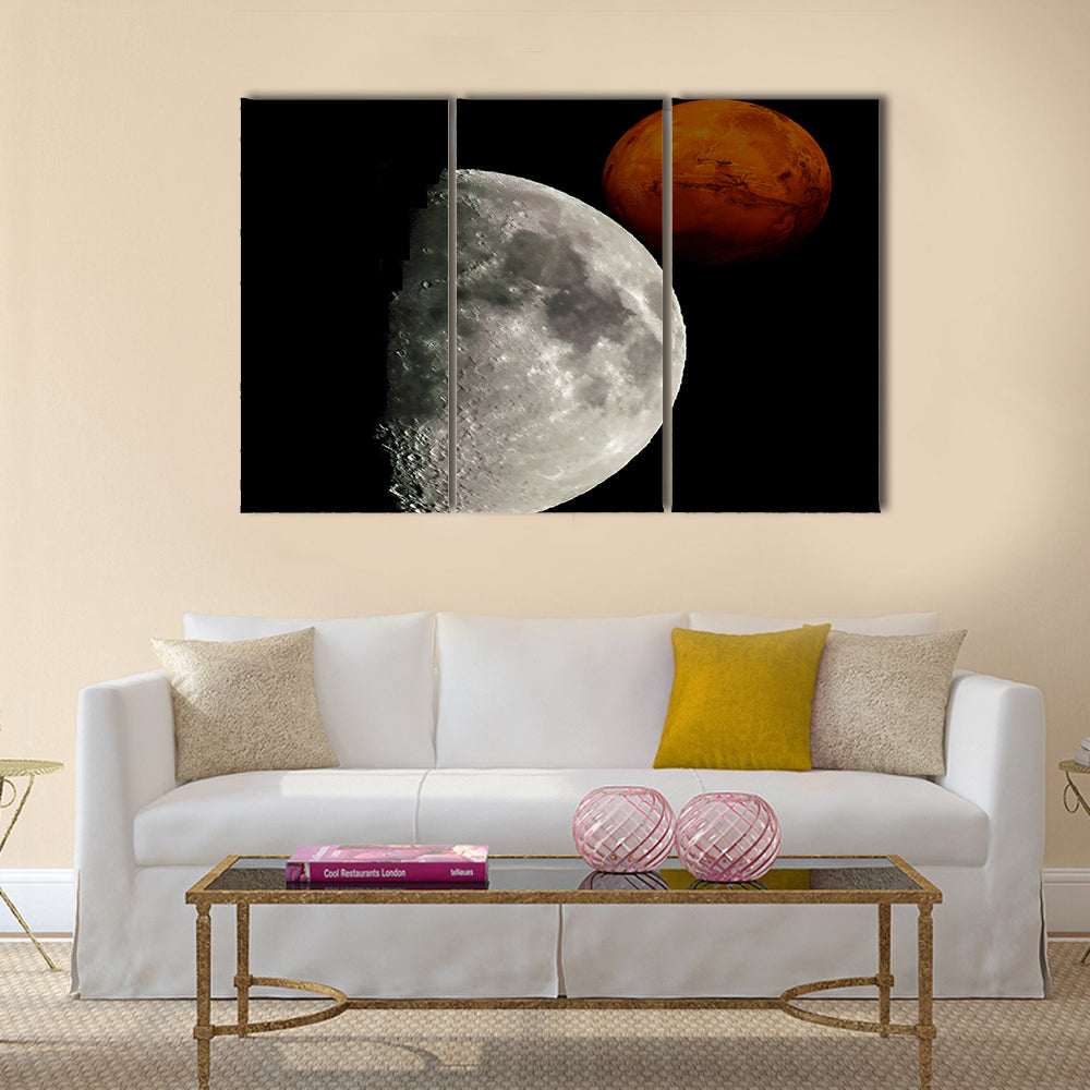 Deep Space Multi Panel Canvas Wall Art