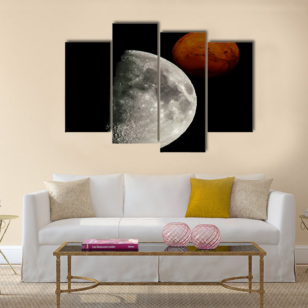Deep Space Multi Panel Canvas Wall Art