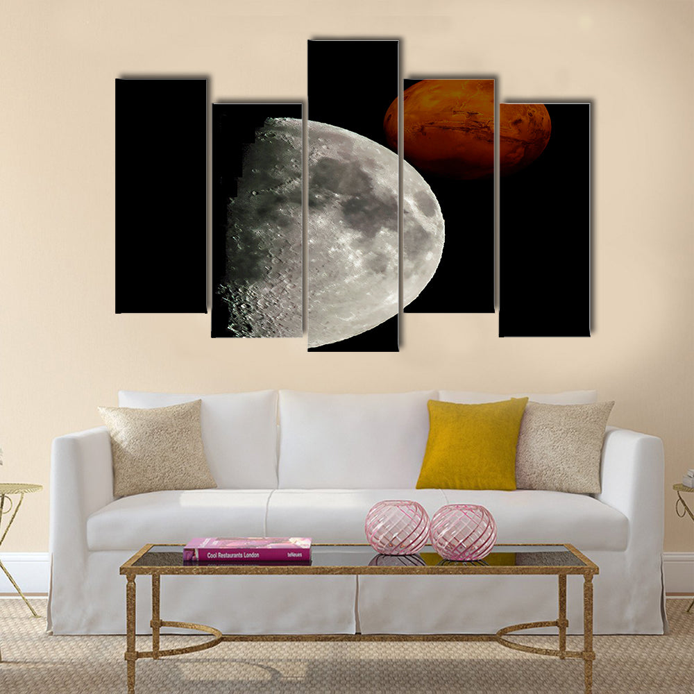 Deep Space Multi Panel Canvas Wall Art