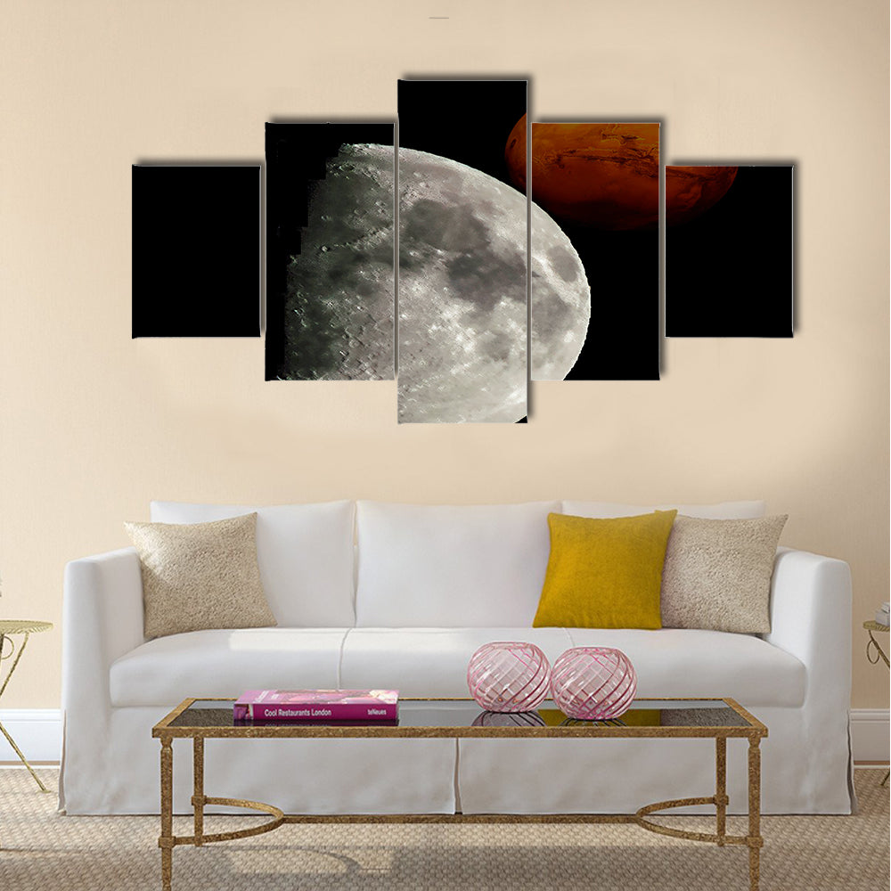 Deep Space Multi Panel Canvas Wall Art