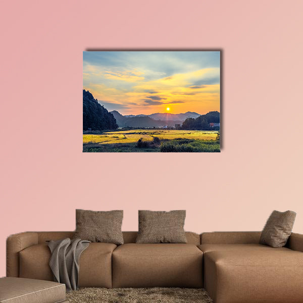 Sunset Multi panel canvas wall art
