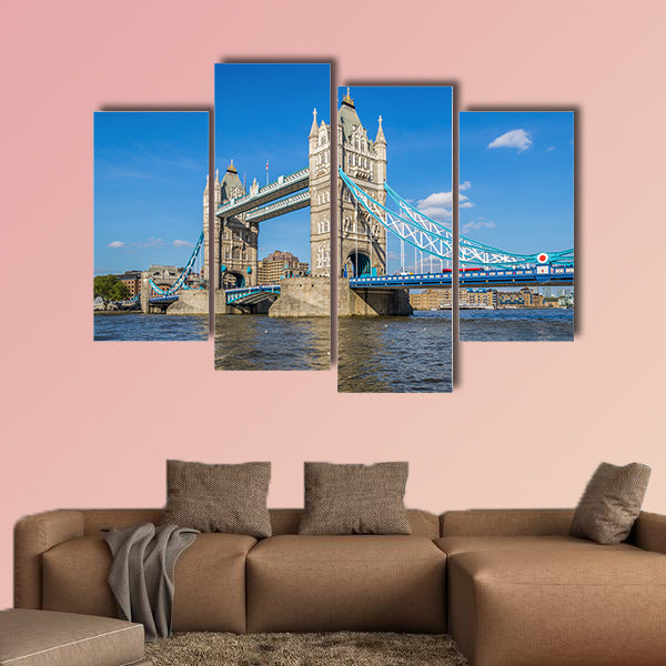 London Tower Bridge multi panel canvas wall art
