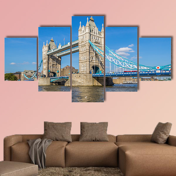 London Tower Bridge multi panel canvas wall art