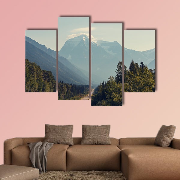 Mount Robson, British Columbia, Canada multi panel canvas wall art