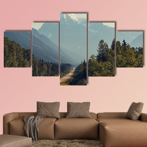 Mount Robson, British Columbia, Canada multi panel canvas wall art