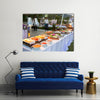 Thai dessert on buffet line Multi panel canvas wall art