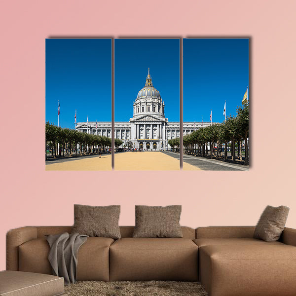 San Francisco's City Hall, California multi panel canvas wall art